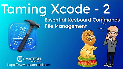 Taming Xcode 2:  Xcode Keyboard Shortcuts, File Management and Focus