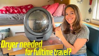 RV Life Laundry Day ► | Dryer Morus Zero Compact and Portable?