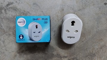 Wipro 16A Wi-Fi Smart Plug with Energy Monitoring- Suitable for Large Appliances like Geysers