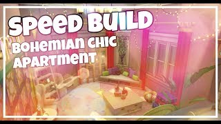 BOHEMIAN CHIC APARTMENT // The Sims 4: Speed Build