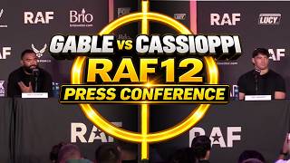 Gable Steveson vs. Anthony Cassioppi RAF 12 Press Conference | Steveson vs. Cassioppi