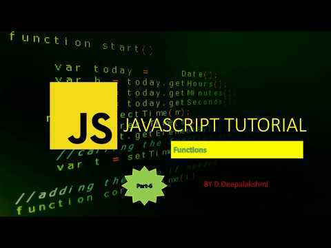 JavaScript Tutorial | Session-6 | Functions in JS