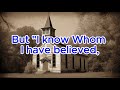 I Know Whom I Have Believed | Lyrics | Ricky U. Fernandez | Acoustic Hymns with Lyrics | Violin |