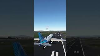 Aterrizando 747 en Microsoft Flight Simulator