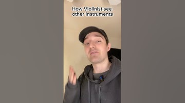 How Violinist see other instruments #shorts
