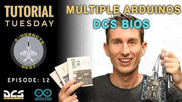 Ep: 12 - DCS Bios | Connect Multiple Arduinos to DCS World | Code Your Flight Simulator