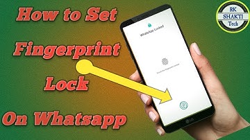 How to Set Whatsapp Fingerprint Lock | Without any Third party apps | Latest by 2020