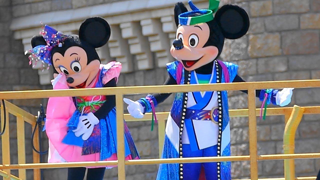 途中風キャンで悲しむミニーちゃん【燦水！サマービート2017】