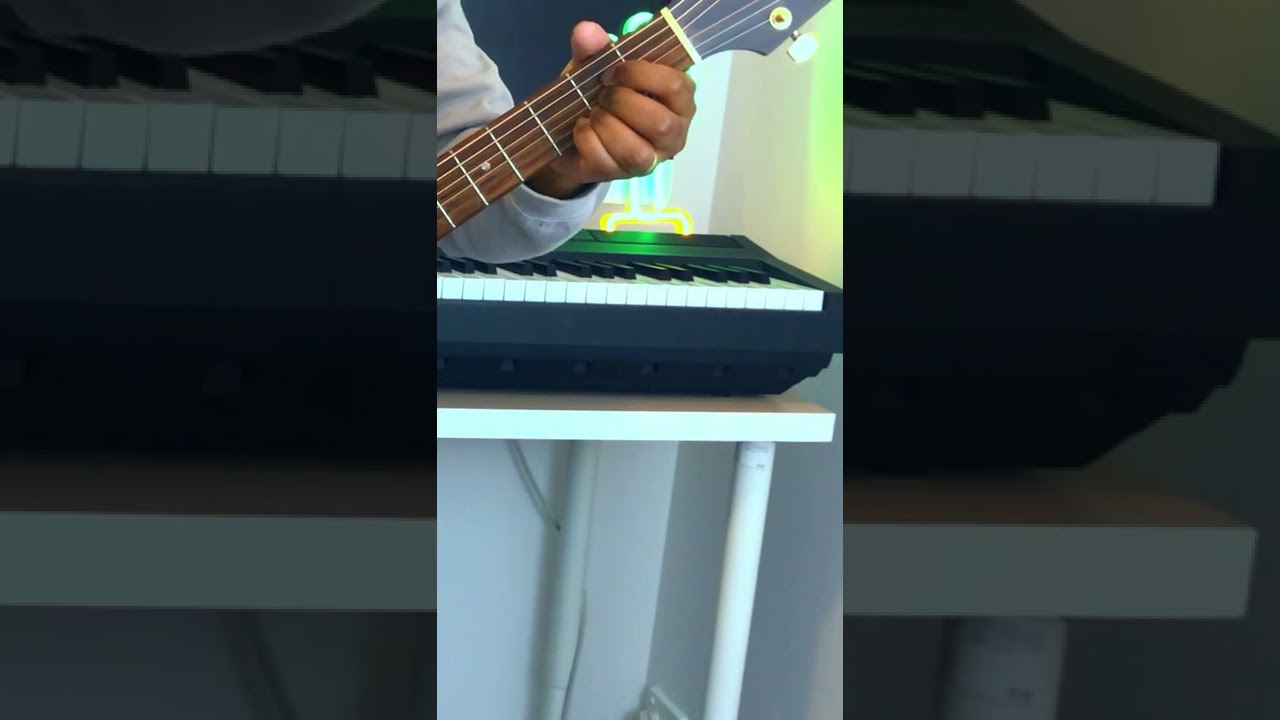 For My Hand Burna Boy Guitar Tutorial | Shorts