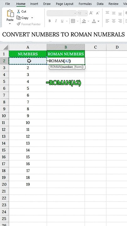 Convert Numbers To Roman Numerals In Excel Fast Easy YouTube convert-numbers-to-roman-numerals-in-excel-fast-easy-youtube