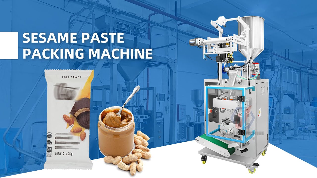 Sesame Paste Packing Machine Auto Sauce Packaging Machine - YouTube