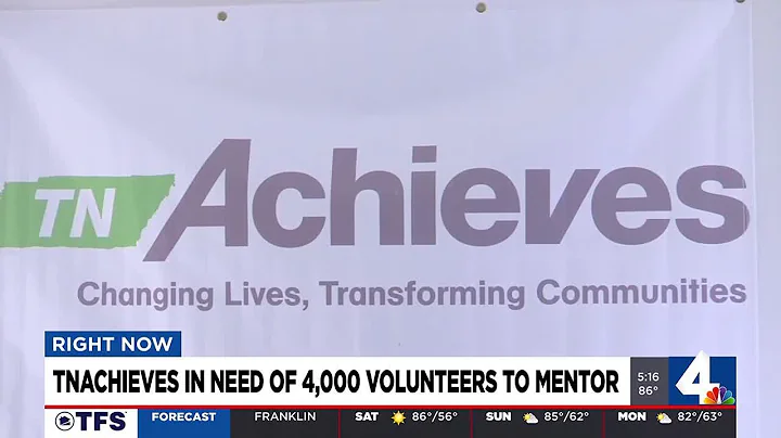 TNachieves in need of 4,000 volunteers to mentor