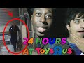 24 HOUR FORT CHALLENGE at TOYSRUS (GONE WRONG) [REUPLOAD]