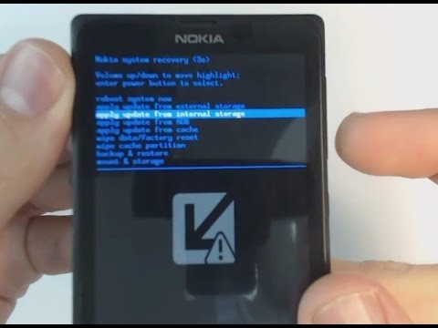 Nokia X hard reset