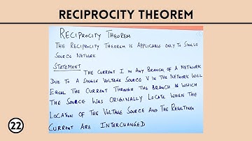 Reciprocity Theorem | Circuit Theory | UNIT 2 | EEE with prof. RKN | Video 22