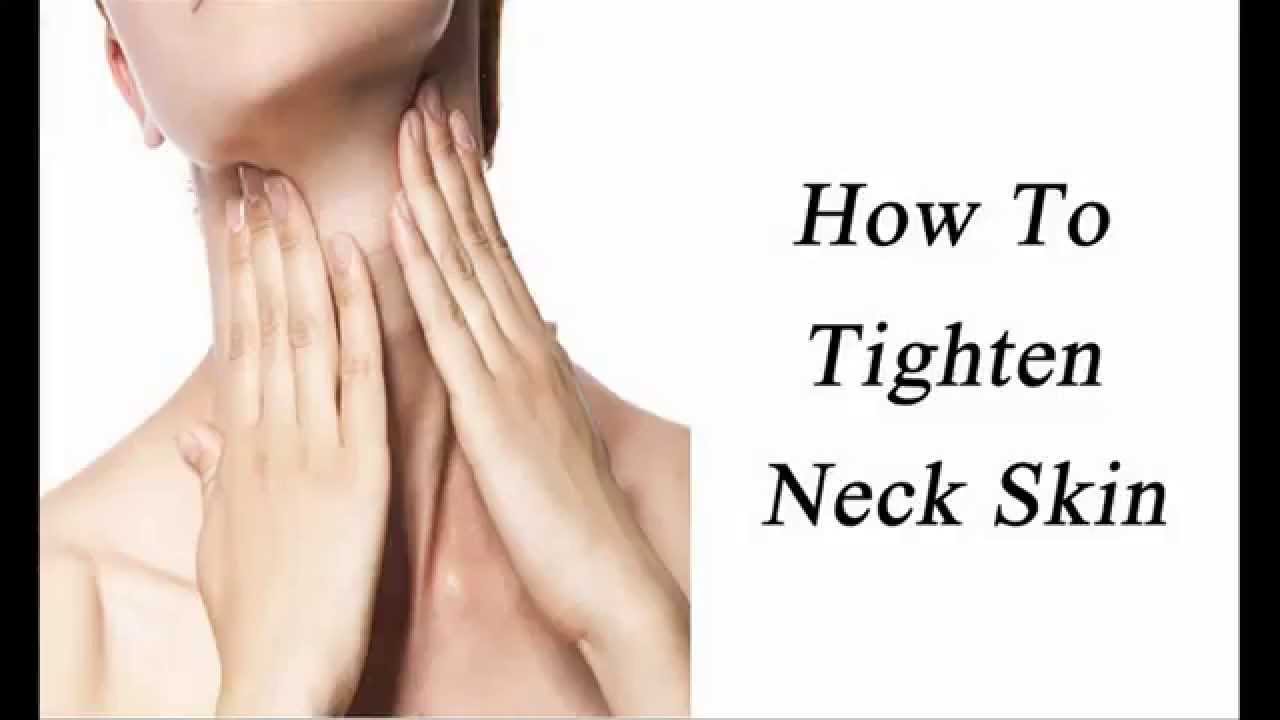 How do you tighten loose skin on the neck area?