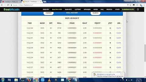 Earn 1 BTC Daily From Freebitco in With Bot Script  100% Working Updated March 2017