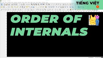 Tiếng Việt - Order of Internals | TUKAdesign Video Help | CAD Pattern Making Software | Vietnamese