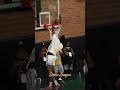 STRONG LEFT-HANDED DUNK