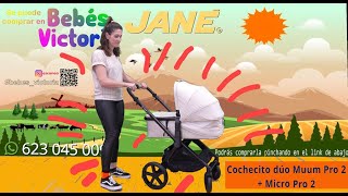 Carrito 2 piezas Jane Muum Pro2 Micro Pro 2 Cold Black