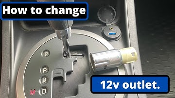 How to replace 12v outlet (cigarette lighter) Mazda CX-7
