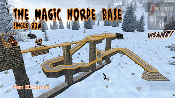 7 Days to Die Alpha 20 Magic Snow Horde Base Red Moon - Insane Difficulty, Tips and Gameplay