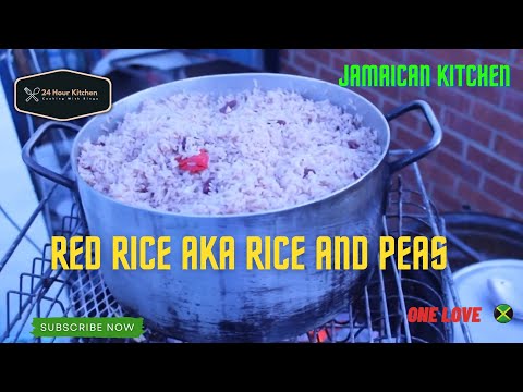 RED RICE AKA RICE AND PEAS #food