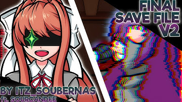 "FINAL SAVE FILE V2💚💜" 🎤🎶FINAL ESCAPE BUT MONIKA AND OBSESSED YURI SING IT!!!🎤🎶
