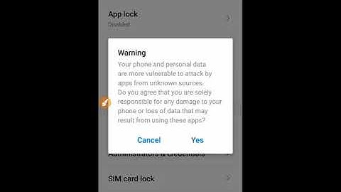 How to enable unknown sources on Meizu os