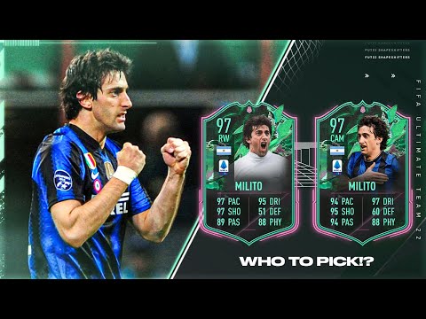 HOLY! WHICH ONE SHOULD YOU CHOOSE?! 97 SHAPESHIFTERS MILITO PLAYER REVIEW - FIFA 22 ULTIMATE TEAM