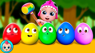 🥚 Colorful Easter Eggs Song | Learn Numbers and Colors | Bubbleee - Funny Kids Songs Compilation 🎶