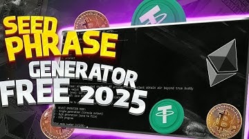 New Free Seed Phrase Generator / Crypto Wallet Seed Phrase Tool 2025💎