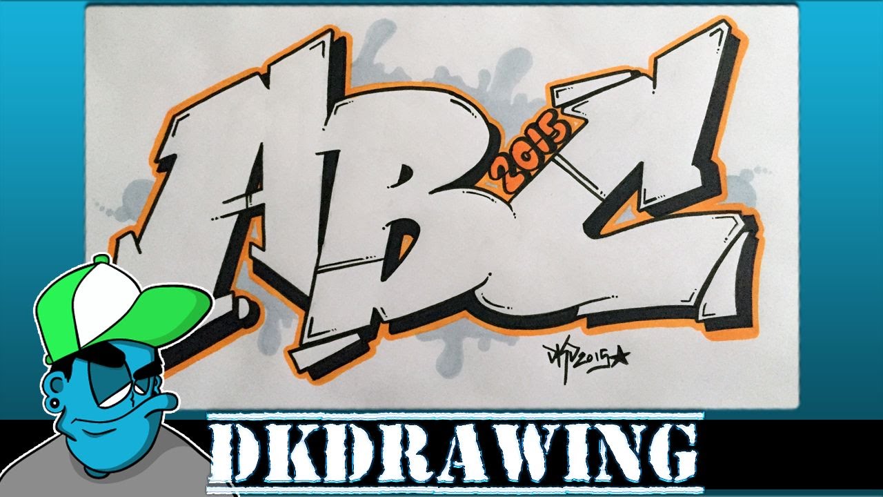 Wonderlijk Graffiti Tutorial for beginners - How to draw graffiti style CZ-31