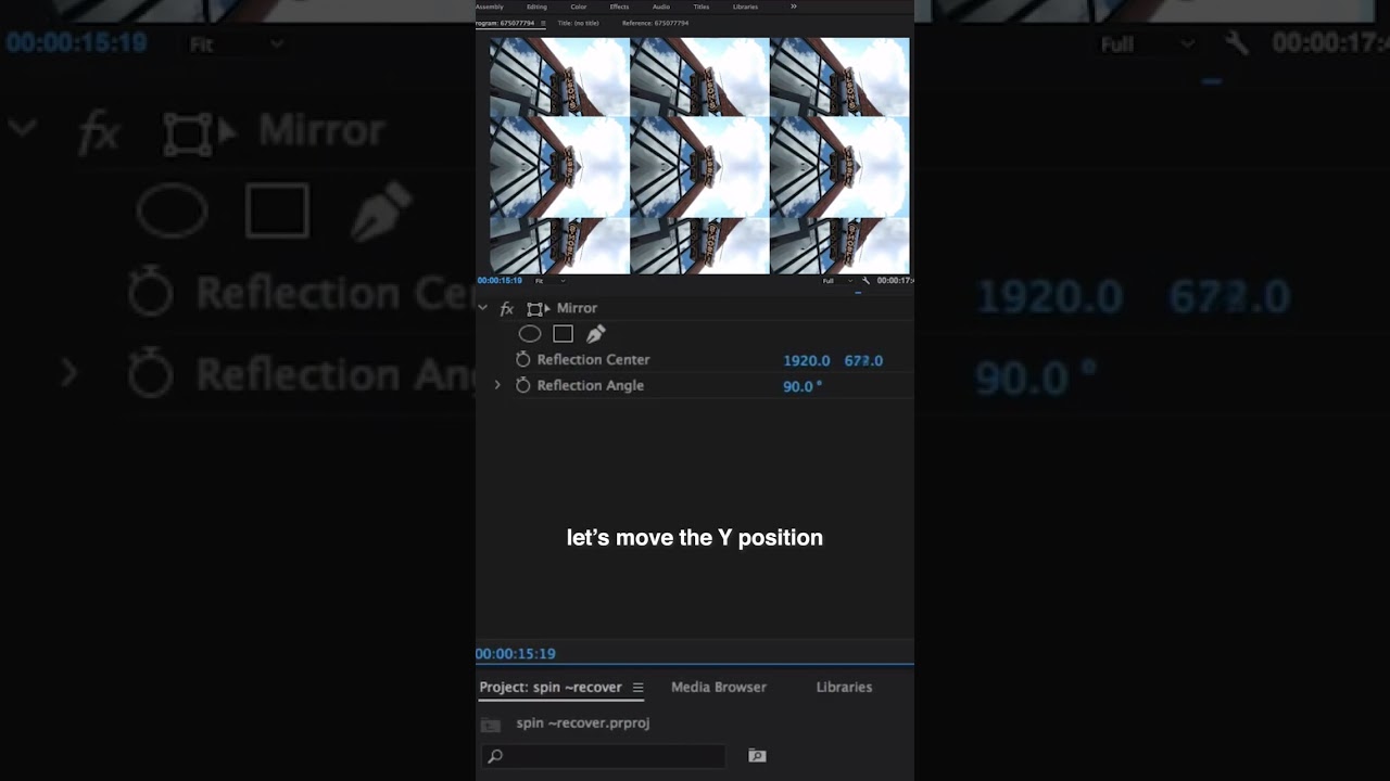 How to Smooth Spin Blur Transition Effect in Adobe premiere!