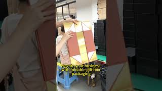 folding gift box,your business partner in Shenzhen,China. #mjcpack #packagingfactory