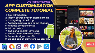 Video Streaming Android App (TV Shows, Movies, Sports, Video Streaming) Full Customization Tutorial