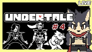 【UNDERTALE # ４】平和にみんな仲良く！地底の底で大団円を目指そう！【やたの かがみ/獣人Vtuber/Reverse Clock】