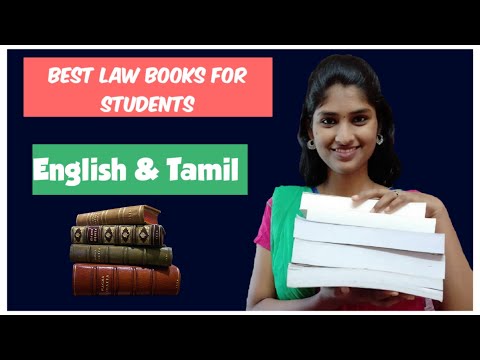 Law books for begginners | Best law books to read | Tamil & English | Legal Knowledge