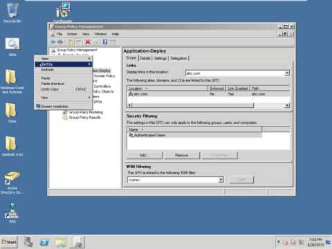 deploy software via gpo windows 2008