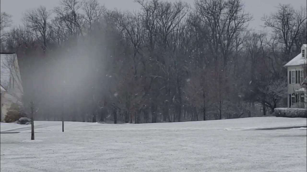 Morning Snow Quakertown PA 1/20/2022 945 AM YouTube