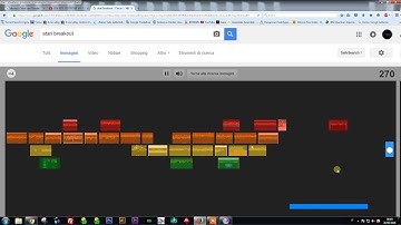 Atari Breakout Google Chrome Easter Egg Cheat Trick hack