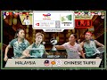 Malaysia  vs chinese taipei  live uber cup 24  gs  darences watchalong