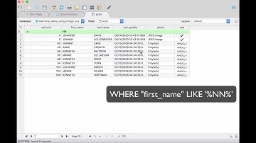 Valentina Studio - Data Editor - Filters
