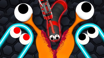 Slither.io Tiny Hacker Snake Trolls Giant Pro Snakes Epic Slitherio 2k22 Gameplay