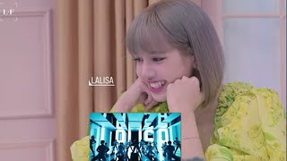 LISA's cute & emotional Reaction watching to her own MV LALISA...