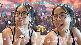 How to survive and love freshers week (for introverts too!)