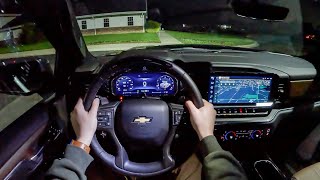 2024 Chevrolet Silverado 1500 High Country - POV Night Drive (Binaural Audio)