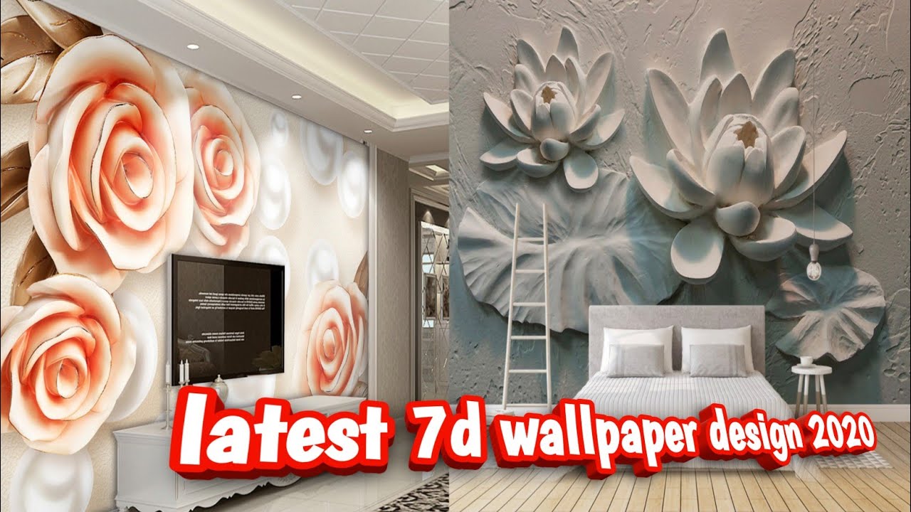 latest 7d wallpaper for wall 2020 for living room TV unit area #wall , 7d  bedroom design wallpaper - YouTube