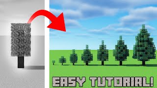 Custom Spruce Trees in Minecraft!