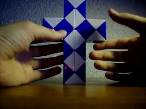 Простые фигуры из змейки рубика. - YouTube